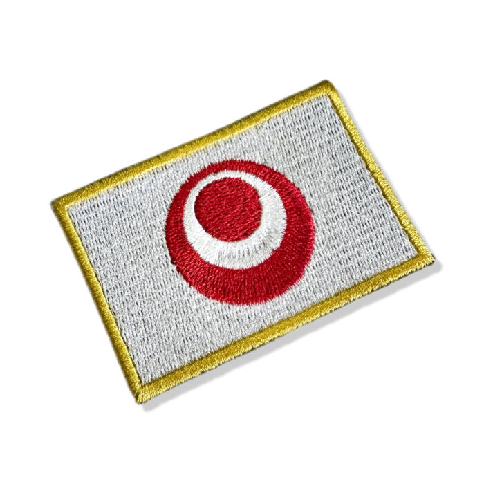 BE0414-001 Bandeira Okinawa Patch Bordado 7,5x5,0cm