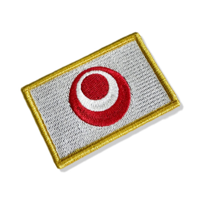 BE0414-001 Bandeira Okinawa Patch Bordado 7,5x5,0cm - Image 3