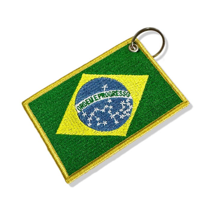 BP0403-021 Bandeira Brasil Patch Bordado 10,2x6,8cm - Image 5