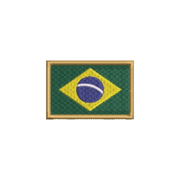 BP0405-011 Bandeira Brasil Patch Bordado 5,7x3,8cm - Image 5