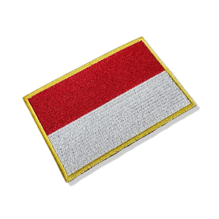 BP0419-021 Indonésia Patch Bordado 10,2x6,8cm