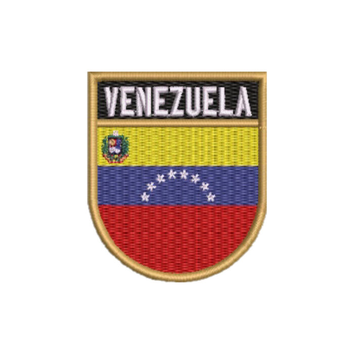 BP0046E-011 Bandeira Venezuela Patch Bordado 5,7x6,8cm - Image 7