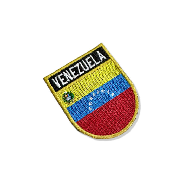 BP0046E-011 Bandeira Venezuela Patch Bordado 5,7x6,8cm