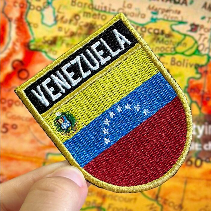 BP0046E-011 Bandeira Venezuela Patch Bordado 5,7x6,8cm - Image 4