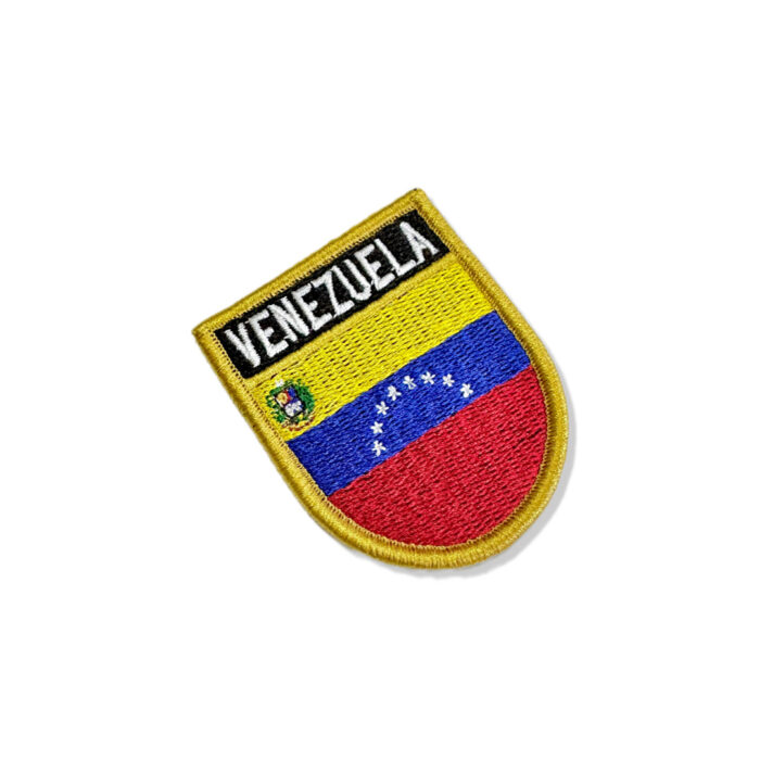 BP0046E-011 Bandeira Venezuela Patch Bordado 5,7x6,8cm - Image 2