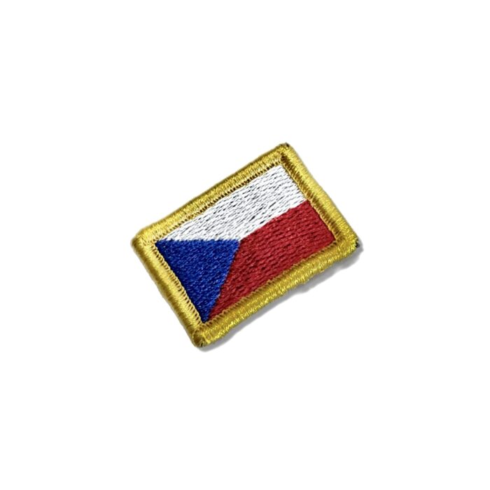 BP0085-031 Bandeira Republica Tcheca Patch Bordado 3,8x2,5cm - Image 3