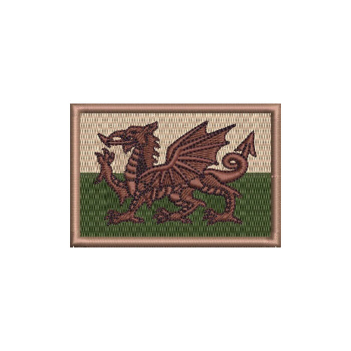 BP0190-003 País de Gales Patch Bordado 7,5x5,0cm - Imagem 7