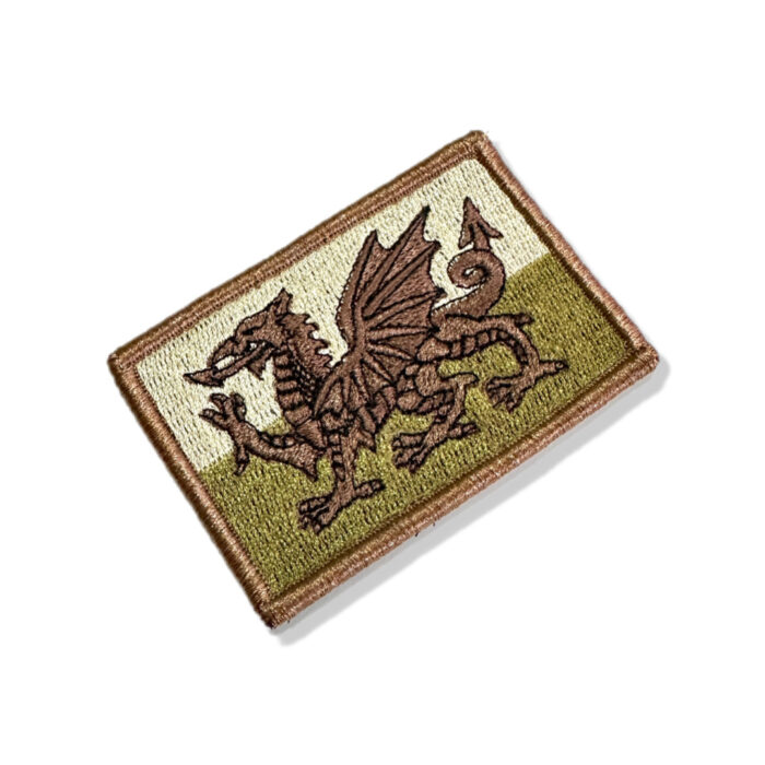 BP0190-003 País de Gales Patch Bordado 7,5x5,0cm - Imagem 3