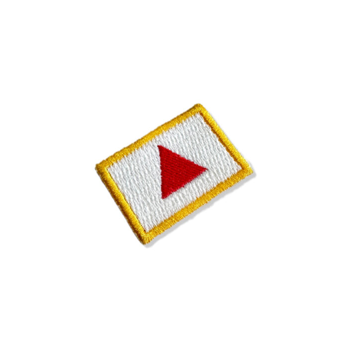 BE0048-031 Bandeira Minas Gerais Patch Bordado 3,8x2,5cm