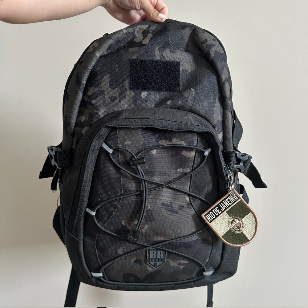 BE0136E-003 Bandeira Rio de Janeiro Brasil Patch Bordado 6,8x8,0cm - Imagem 6