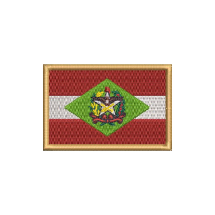 BE0168-001 Bandeira Santa Catarina Bordada 7,5x5cm - Image 7