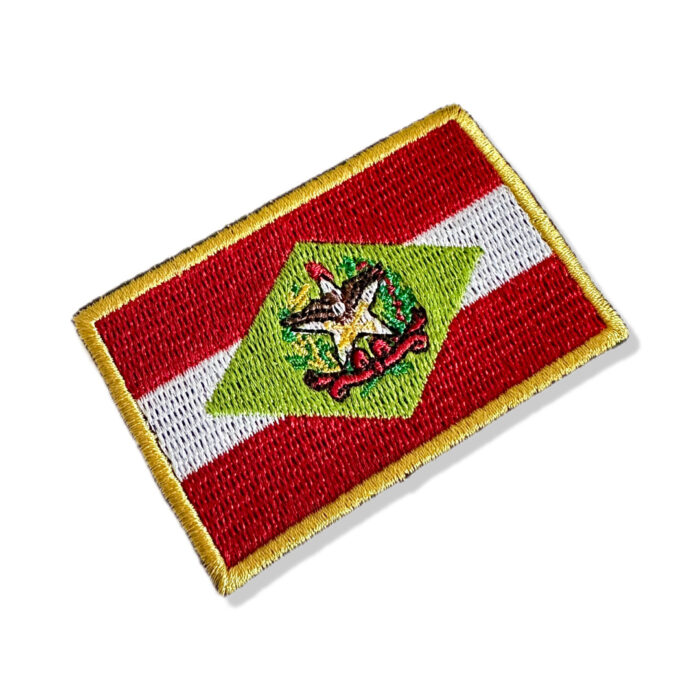 BE0168-001 Bandeira Santa Catarina Bordada 7,5x5cm