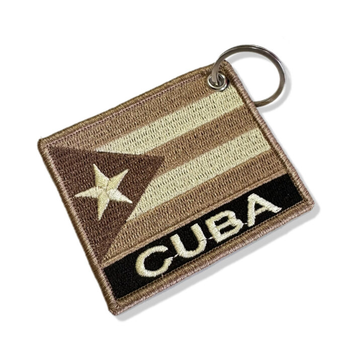 BP0010N-004 Bandeira Cuba Patch Bordado 7,5x6,3cm - Image 5