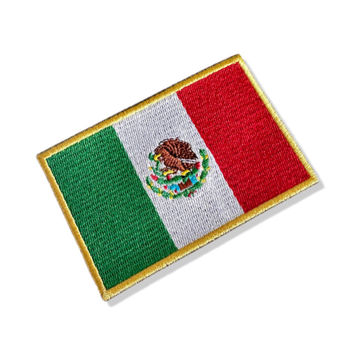 BP0050-021 México Patch Bordado 10,2x6,8cm