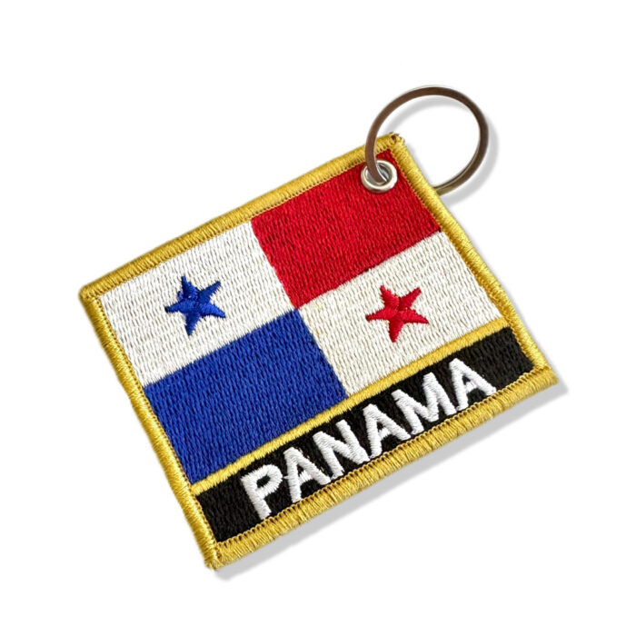 BP0102N-001 Bandeira Panamá Patch Bordado 7,5x6,3cm - Image 5