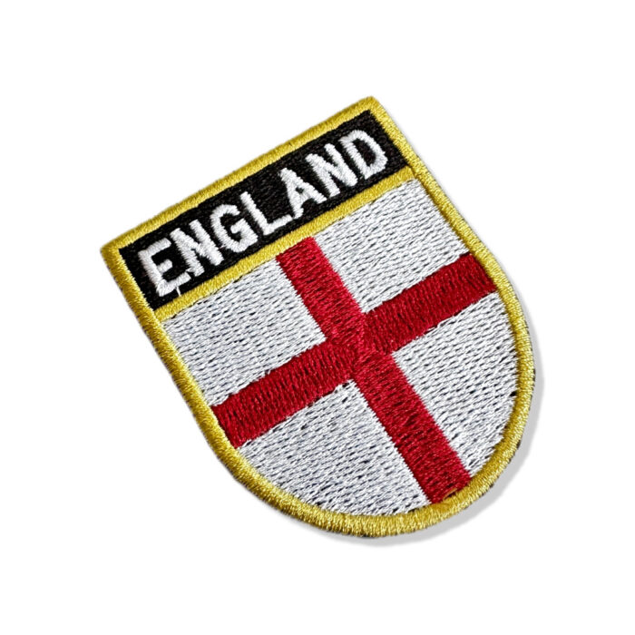 BP0176E-011 Bandeira Inglaterra Patch Bordado 5,7x6,8cm