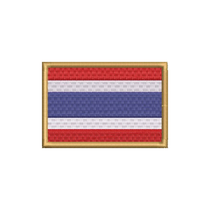 BP0206-001 Bandeira Tailândia Patch Bordada 7,5x5cm - Image 7