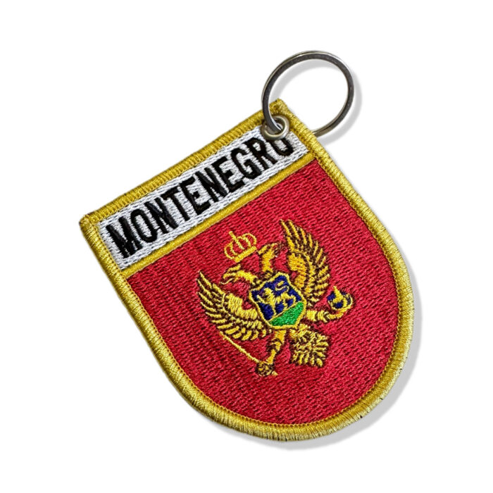 BP0243E-001 Bandeira Montenegro Patch Bordado 6,8x8,0 - Image 5