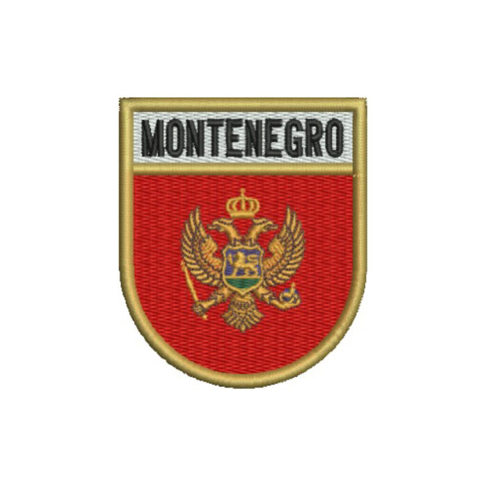 BP0243E-001 Bandeira Montenegro Patch Bordado 6,8x8,0 - Image 7