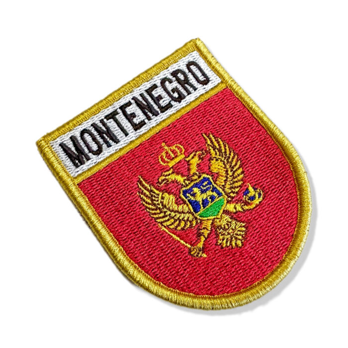 BP0243E-001 Bandeira Montenegro Patch Bordado 6,8x8,0 - Image 3