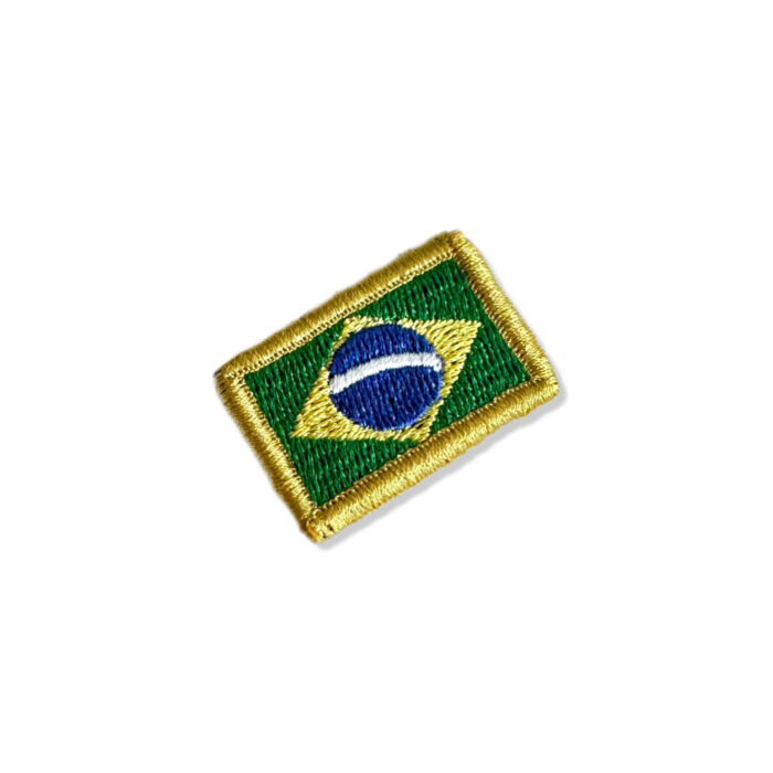 BP0403-031 Bandeira Brasil Patch Bordado 3,8x2,5cm - Image 3