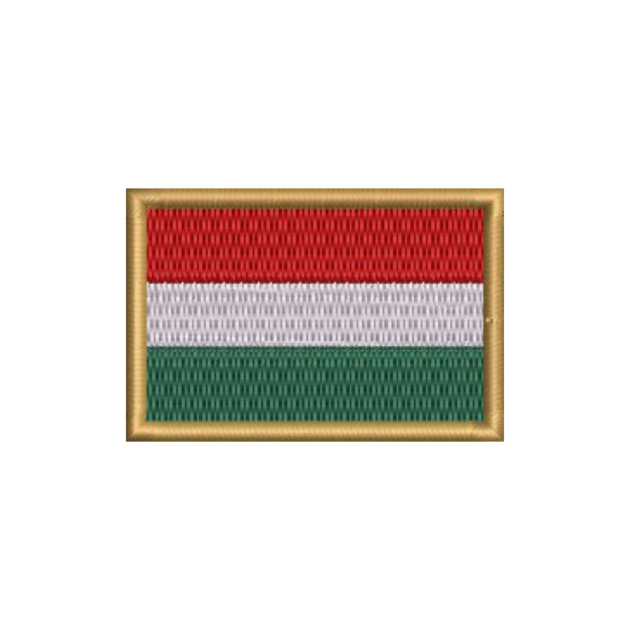 BP0406-011 Bandeira Hungria Patch Bordado 5,7x3,8cm - Image 7