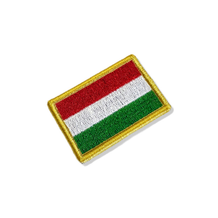 BP0406-011 Bandeira Hungria Patch Bordado 5,7x3,8cm - Image 3