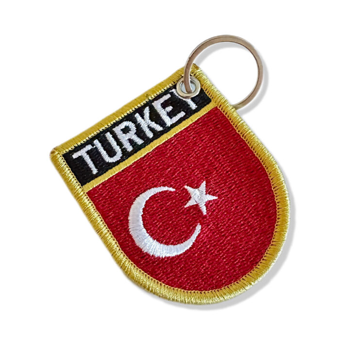 BP0428E-011 Bandeira Turquia Patch Bordado 5,7x6,8cm - Image 5