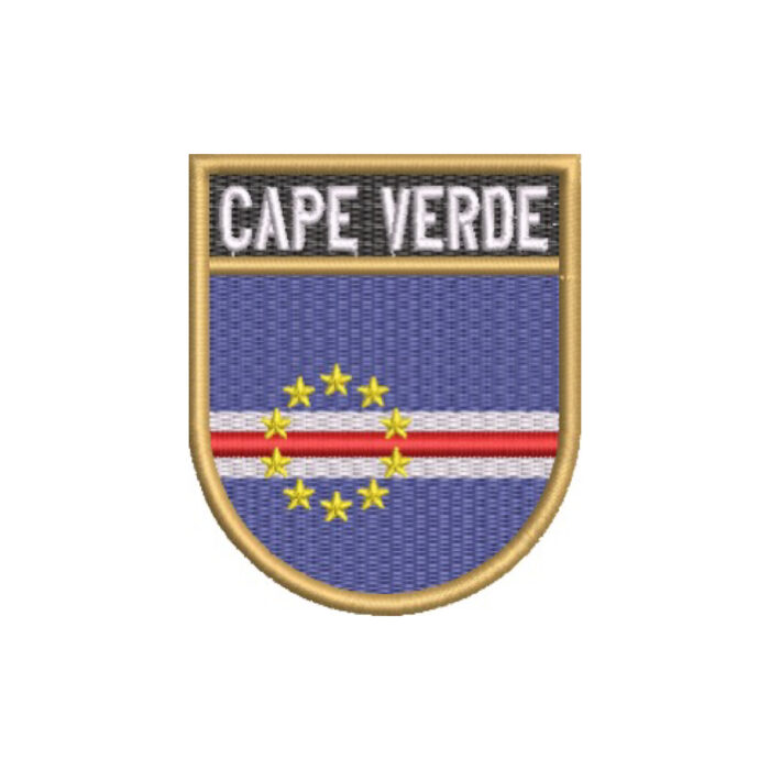 BP0434E-001 Bandeira Cabo Verde Patch Bordado 6,8x8,0 - Image 7