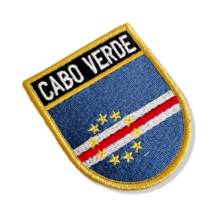 BP0434E-001 Bandeira Cabo Verde Patch Bordado 6,8x8,0 - Image 3