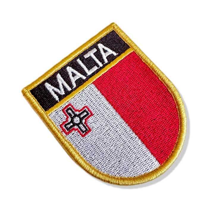 BP0435E-001 Bandeira Malta Patch Bordado 6,8x8,0cm - Image 3