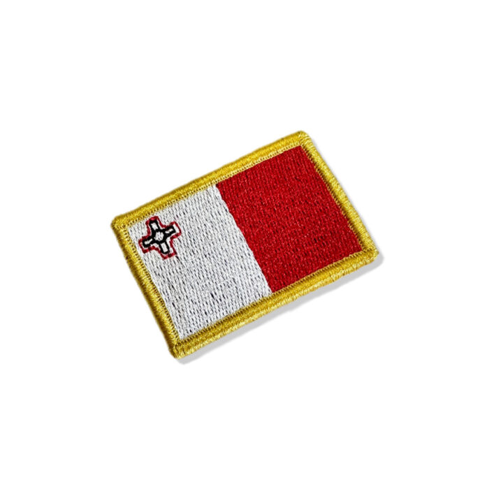 BP0435-011 Bandeira Malta Patch Bordado 5,7x3,8cm - Image 3