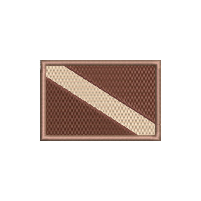 BD0175-004 Bandeira Mergulhador Patch Bordado 7,5x5,0cm - Image 7