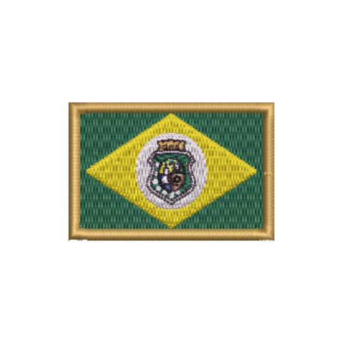 BE0427-011 Bandeira Ceará Patch Bordado 5,7x3,8cm - Image 8