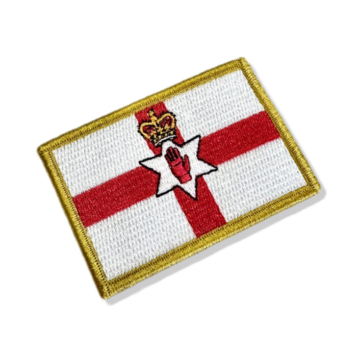 BP0215-001 Bandeira Irlanda do Norte Bordado 7,5x5,0cm - Image 2