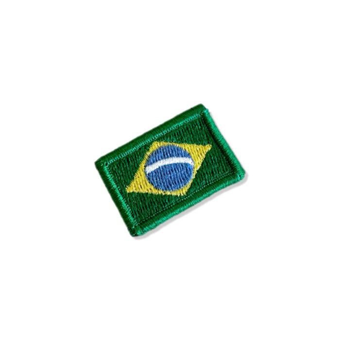 BP0403-037 Bandeira Brasil Patch Bordado 3,8x2,5cm - Image 3