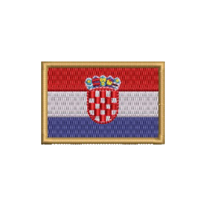 BP0436-011 Bandeira Croácia Patch Bordado 5,7x3,8cm - Image 7