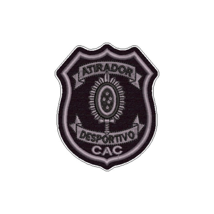 M0215-068B Atirador Desportivo Patch Bordado CAC 6,8x8,7cm - Image 6