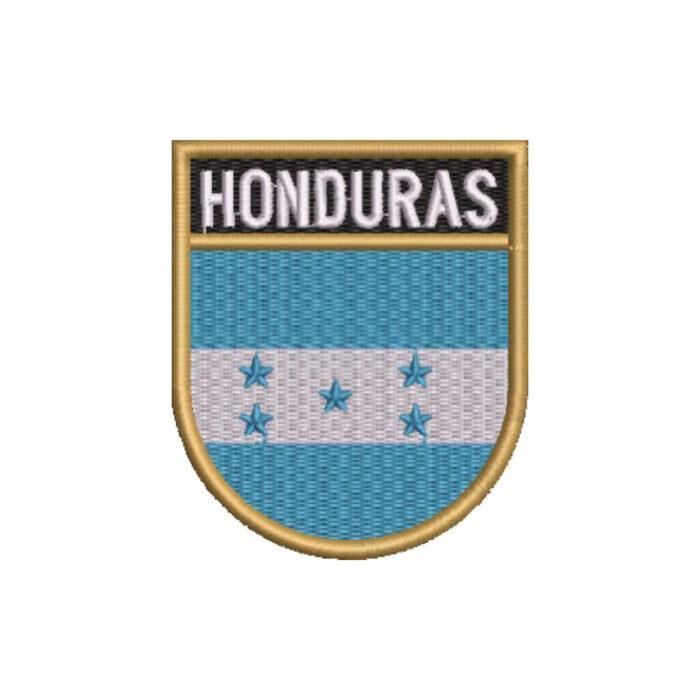 BP0105E-001 Bandeira Honduras Patch Bordado 6,8x8,0 - Imagem 8