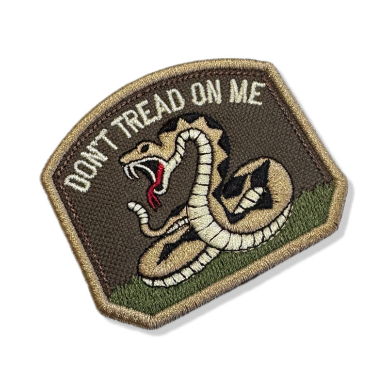 M0149-004 Don't Tread On Me Patch Bordado 7x6cm