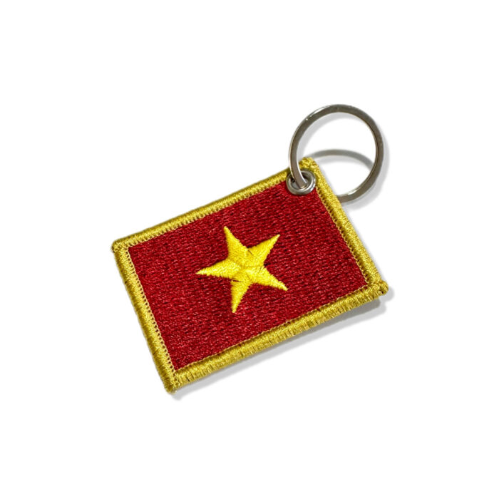 BP0411-011 Bandeira Vietnã do Norte Patch Bordado 5,7x3,8cm - Imagem 7