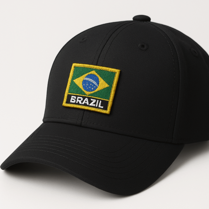 BP0420N-011 Bandeira Brazil Patch Bordado 5,7x4,8cm - Imagem 5