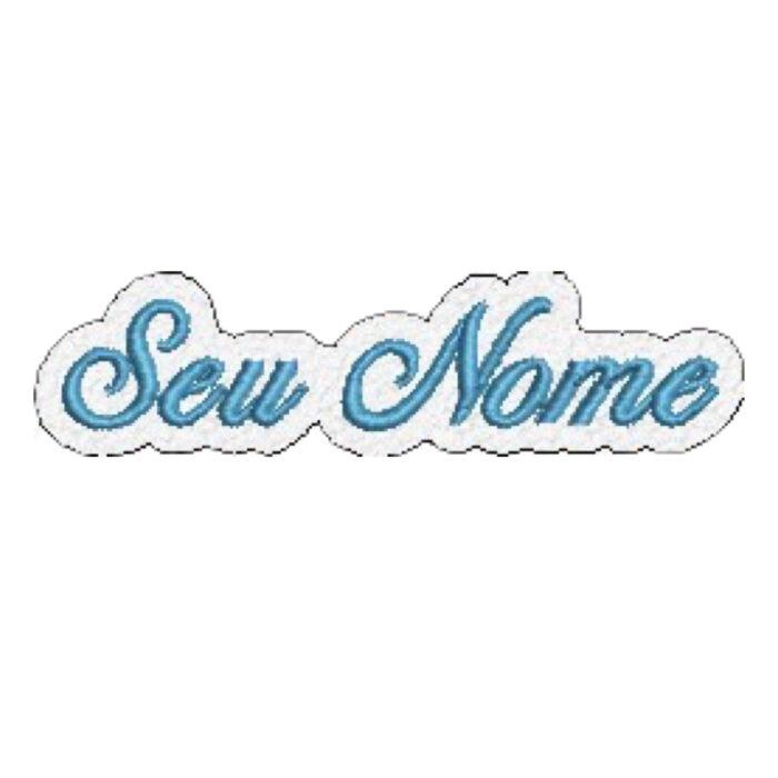 V0039-001 Seu Nome Personalizado Patch Bordado 6,2x1,2cm - Imagem 2