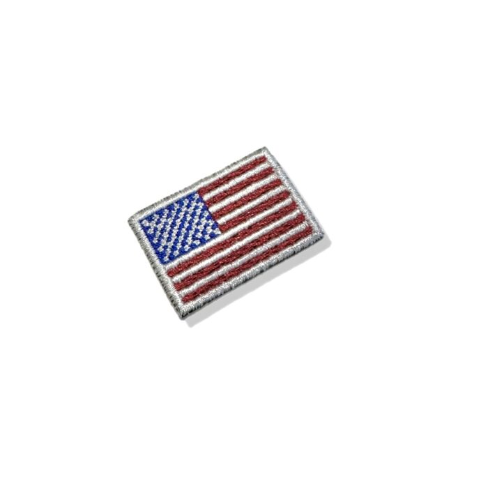 BP0055-036 Bandeira USA Patch Bordado 3,8x2,5cm