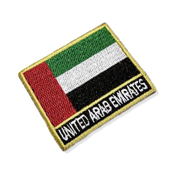 BP0210N-011 Bandeira U.A.E Patch Bordado 5,7x4,8 cm