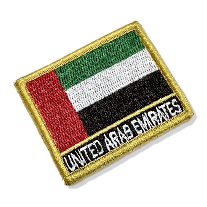 BP0210N-011 Bandeira U.A.E Patch Bordado 5,7x4,8 cm - Imagem 4