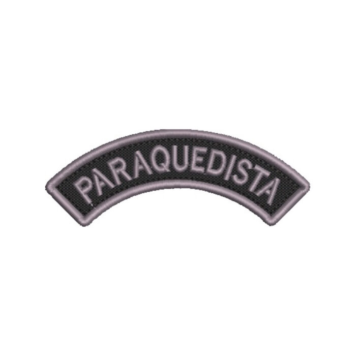 M0216-120B Tarja Paraquedista Patch Bordado 12x4,4cm - Imagem 6