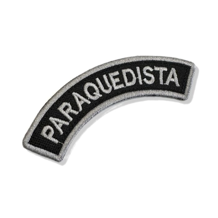 M0216-120B Tarja Paraquedista Patch Bordado 12x4,4cm