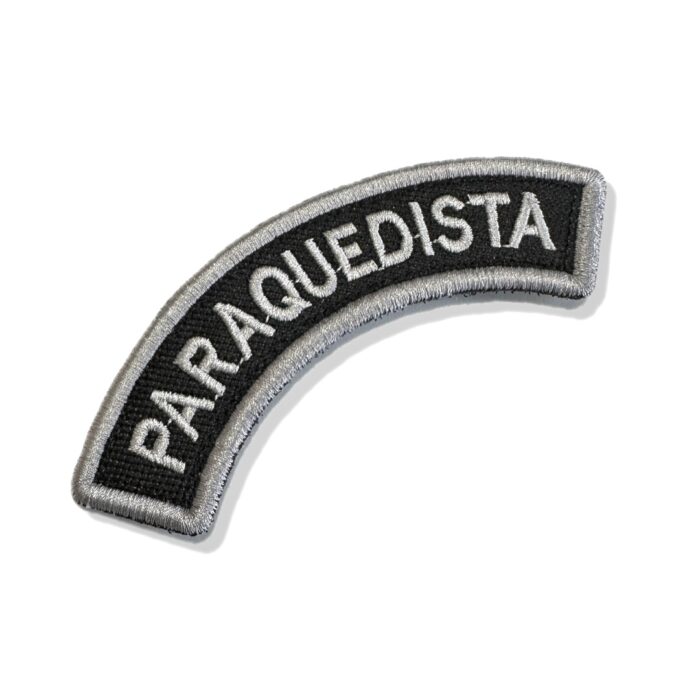 M0216-120B Tarja Paraquedista Patch Bordado 12x4,4cm - Imagem 3