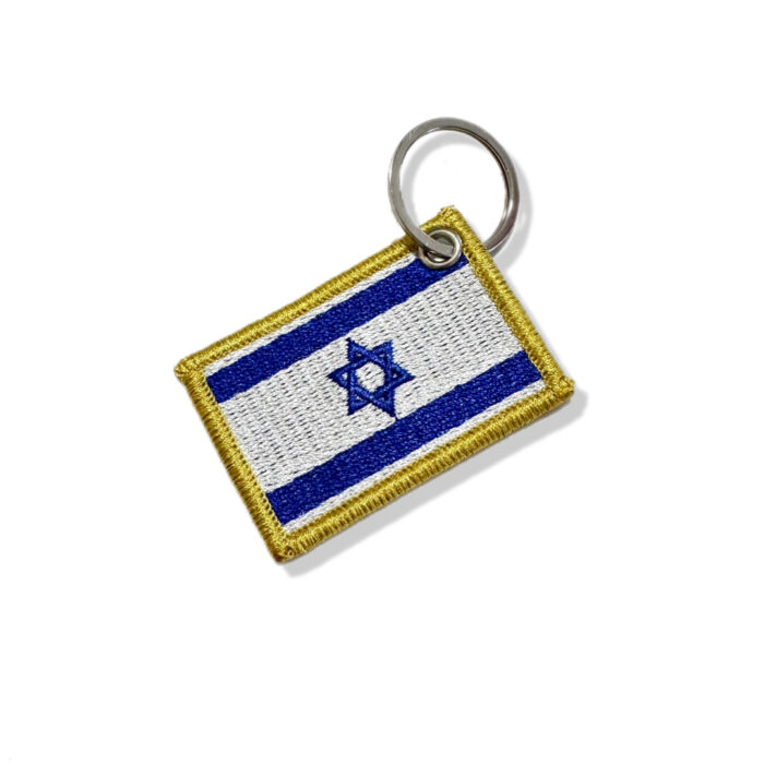 BP0009-011 Bandeira Israel Patch Bordado 5,7x3,8cm - Imagem 6